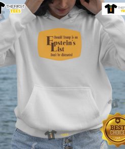 Original Cracker Barrel X Donald Trump hoodie featuring Epstein's list message, highlighting political commentary and fashion.