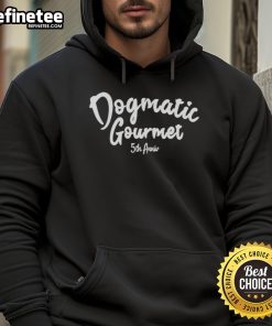 Alt Text: Original Dogmatic Gourmet 5th Anniversary Hoodie in stylish design, featuring vibrant colors and comfortable fit.