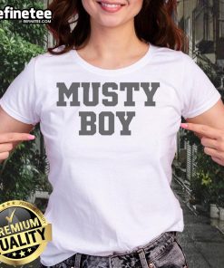 Original Doja Cat Musty Boy Ladies Tee featuring a vibrant graphic design, perfect for fans of Doja Cat's unique style.