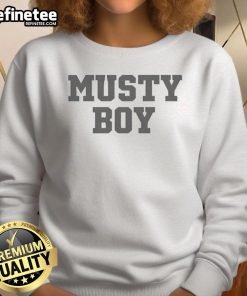 Doja Cat Musty Boy Sweatshirt featuring unique graphic design, perfect for fans of trendy streetwear and music-inspired fashion.