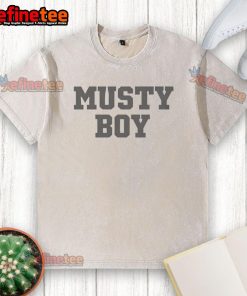 Alt Text: Original Doja Cat Musty Boy washed t-shirt featuring vibrant graphic design and comfortable fit for fans.