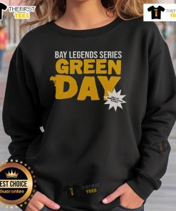 Original Green Day Oakland Ballers sweatshirt featuring iconic band logo and vibrant colors, perfect for fans and collectors.