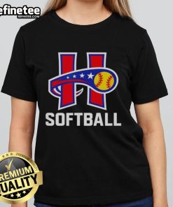 Alt Text: Original Heritage Softball Eagles Ladies Tee featuring a stylish design for female softball enthusiasts.
