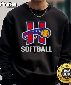 Original Heritage Softball Eagles Sweatshirt in navy blue, featuring a bold eagle logo and comfortable fabric design.