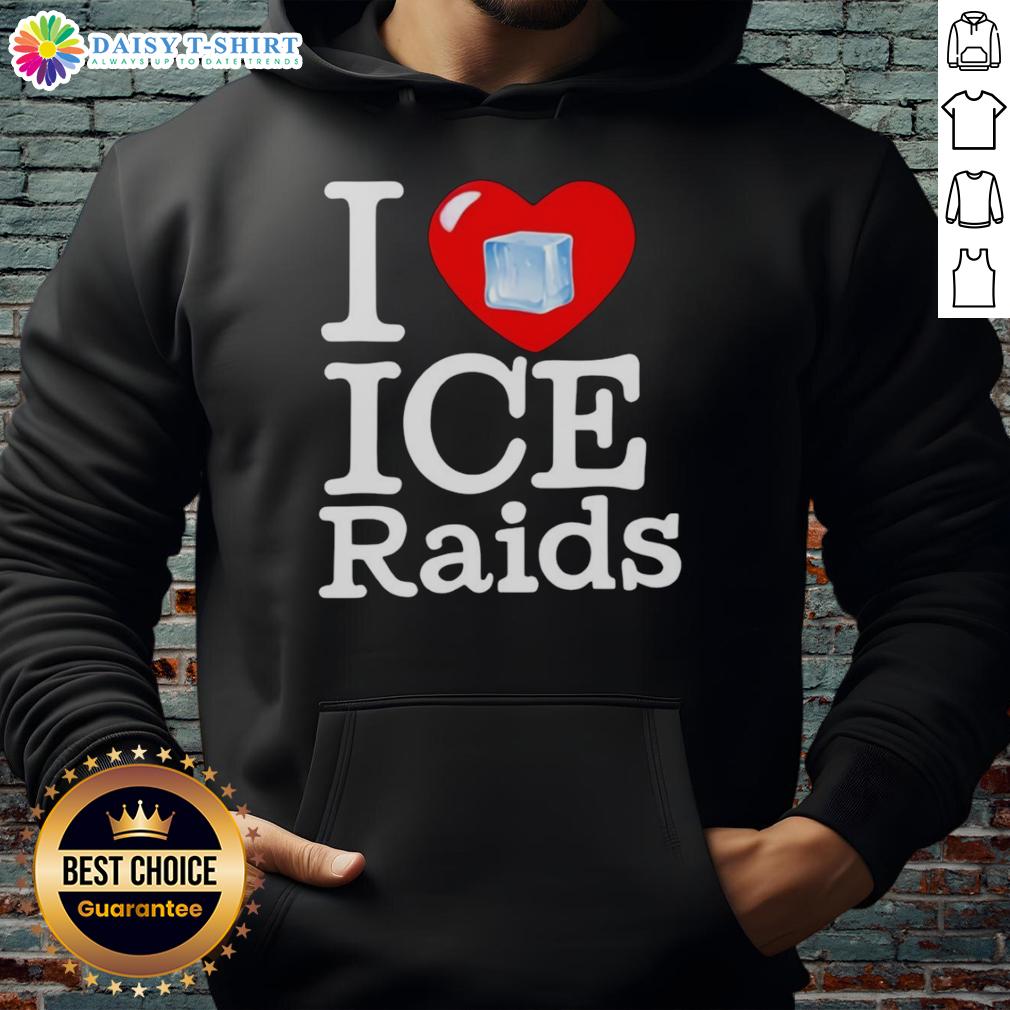 Original I Love Ice Raids Hoodie Original I Love Ice Raids Hoodie featuring a stylish design perfect for fans of the Ice Raids culture and apparel.