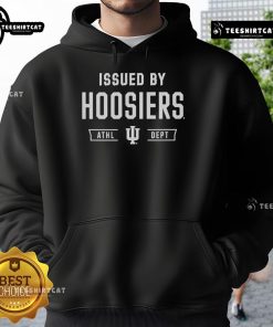 Original Indiana Hoosiers hoodie issued by Hoosiers Athletic Department, showcasing team colors and logo design.