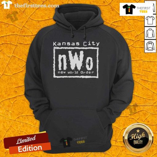 Original Kansas City nWo New World Order Hoodie featuring iconic logo and stylish design for wrestling fans.