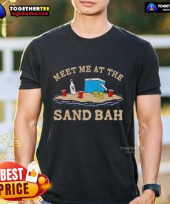 Original Meet Me At The Sand Bah T-Shirt featuring a vibrant beach design, perfect for summer outings and casual wear.