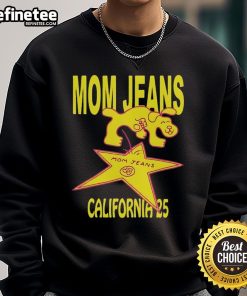 Alt Text: Original Mom Jeans California 25 Tour Sweatshirt featuring a trendy design perfect for casual outfits and concerts.