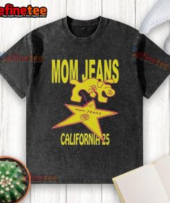 Alt Text: Original Mom Jeans California 25 Tour washed t-shirt featuring retro graphic design and soft cotton fabric.