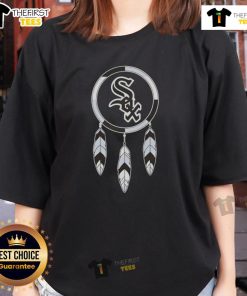 Original Native American Indians X Chicago White Sox baseball ladies tee featuring unique design and vibrant colors.