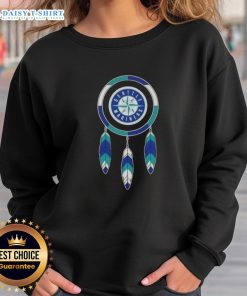 Original Native American Indians X Seattle Mariners baseball sweatshirt, showcasing unique design and team spirit.