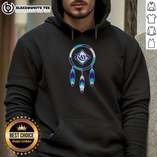 Original Native American Indians X Tampa Bay Rays baseball hoodie featuring unique design and vibrant colors.