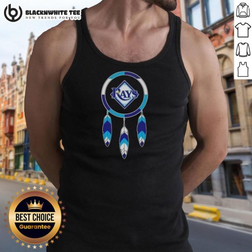Original Native American Indians X Tampa Bay Rays baseball tank top featuring vibrant design and sporty style.