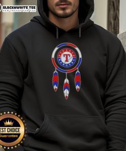 Original Native American Indians X Texas Rangers baseball hoodie featuring unique design and vibrant colors.