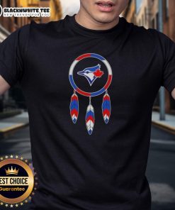 Original Native American Indians X Toronto Blue Jays Baseball T-Shirt featuring vibrant graphics and unique design.