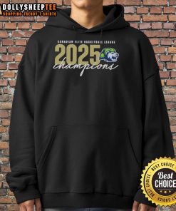Original Niagara River Lions CEBL Championship 2025 hoodie featuring vibrant team colors and logo design.