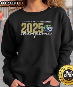 Original Niagara River Lions CEBL Championship 2025 sweatshirt featuring team logo and vibrant colors for fans.