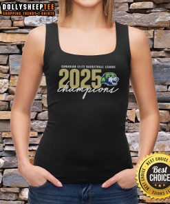 Original Niagara River Lions CEBL Championship 2025 tank top featuring vibrant team colors and logo design.