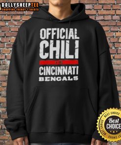 Original Official Chili of the Cincinnati Bengals Hoodie featuring team colors and logo, perfect for fans and chilly game days.
