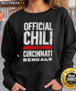 Original official Cincinnati Bengals sweatshirt featuring team logo, perfect for fans and game day attire.