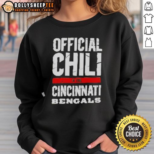 Original official Cincinnati Bengals sweatshirt featuring team logo, perfect for fans and game day attire.