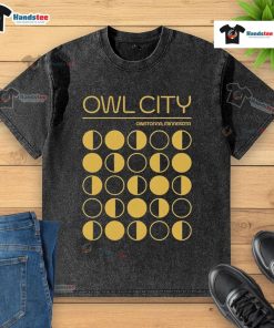 Original Owl City Owatonna Minnesota washed t-shirt in soft fabric, featuring vibrant graphics and a relaxed fit.