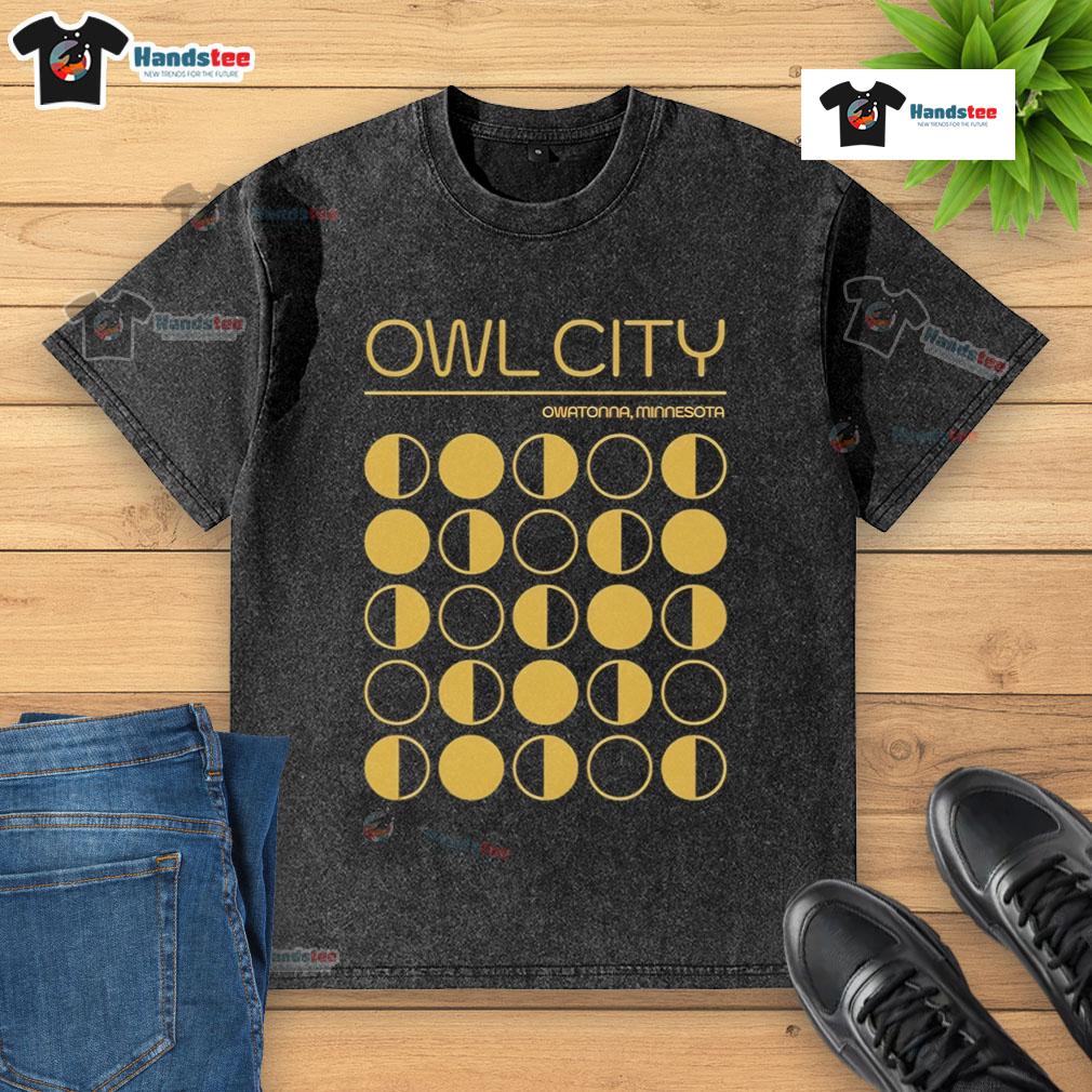 Original Owl City Owatonna Minnesota Washed T Shirt Original Owl City Owatonna Minnesota washed t-shirt in soft fabric, featuring vibrant graphics and a relaxed fit.