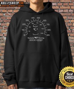 Original Peanuts Racing Good Grief Hoodie featuring classic cartoon characters in a vibrant design.