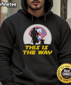 Original Philadelphia Phillies Star Wars 'This Is The Way' Hoodie featuring vibrant team colors and iconic design.