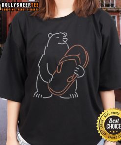 Alt Text: Original Polar Chancla Power Ladies Tee featuring vibrant design, perfect for stylish and empowered women's fashion.