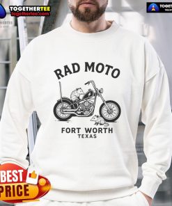Original Possum Rad Moto sweatshirt in Fort Worth, Texas, featuring a stylish design for casual wear.