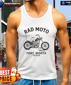 Original Possum Rad Moto Fort Worth Texas tank top featuring a vibrant design and stylish cut for bikers and enthusiasts.