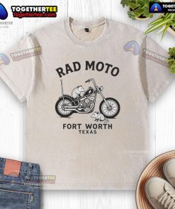 Original Possum Rad Moto washed t-shirt in Fort Worth, Texas, featuring a stylish design and comfortable fit.