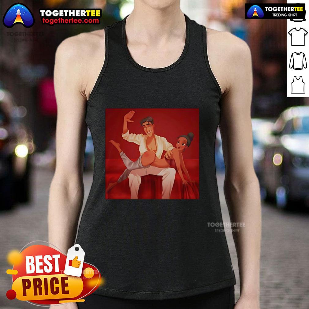 Original Princess Tiana And Prince Naveen Naughty Tank Top Original Princess Tiana and Prince Naveen naughty tank top featuring vibrant designs for Disney fans and fashion lovers.