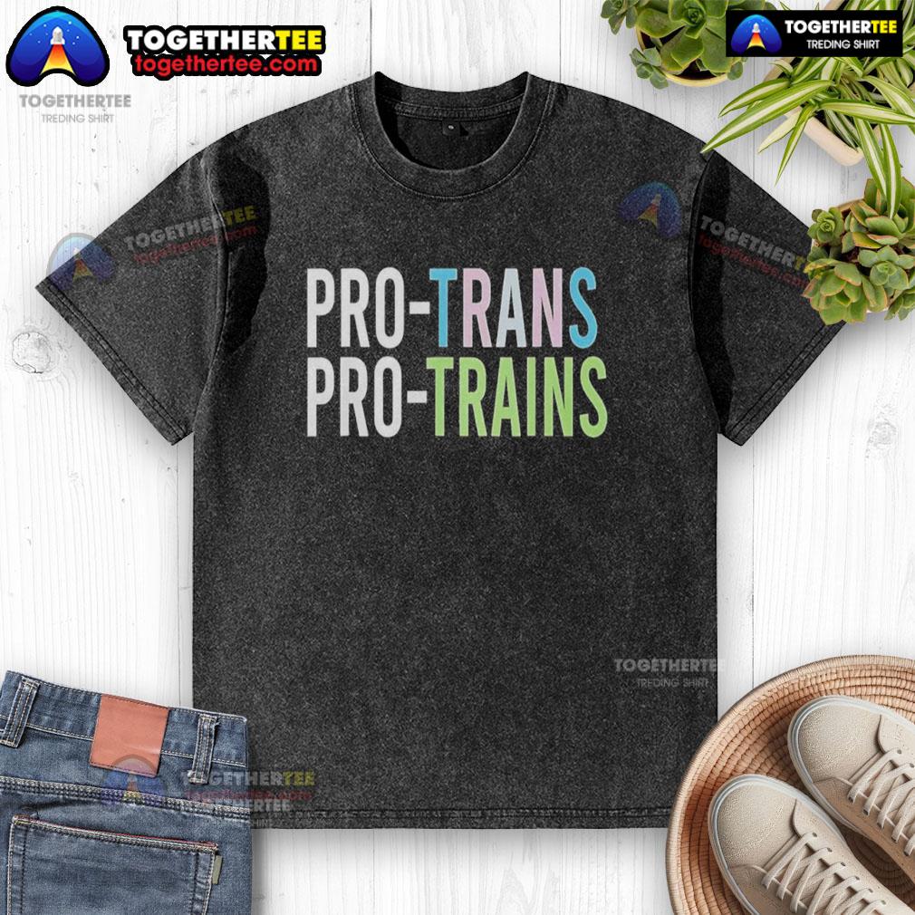 Original Pro Trans Pro Trains Washed T Shirt Original Pro Trans Pro Trains Washed T-Shirt featuring a vibrant graphic design, perfect for train enthusiasts and casual wear.