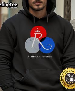 Vintage Original Riviera Hotel Las Vegas hoodie featuring classic design and vibrant colors, perfect for retro fashion lovers.
