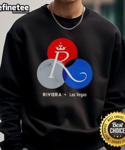 Original Riviera Hotel Las Vegas vintage sweatshirt featuring classic logo design and retro style.