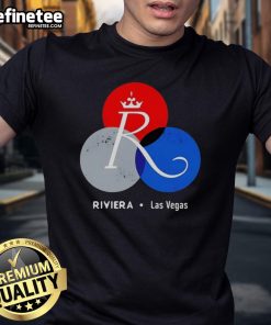 Original Riviera Hotel Las Vegas vintage t-shirt design featuring retro graphics and classic Las Vegas style.