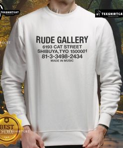 Original Rude Gallery 6193 Cat Street Shibuya sweatshirt featuring a stylish design and vibrant colors.