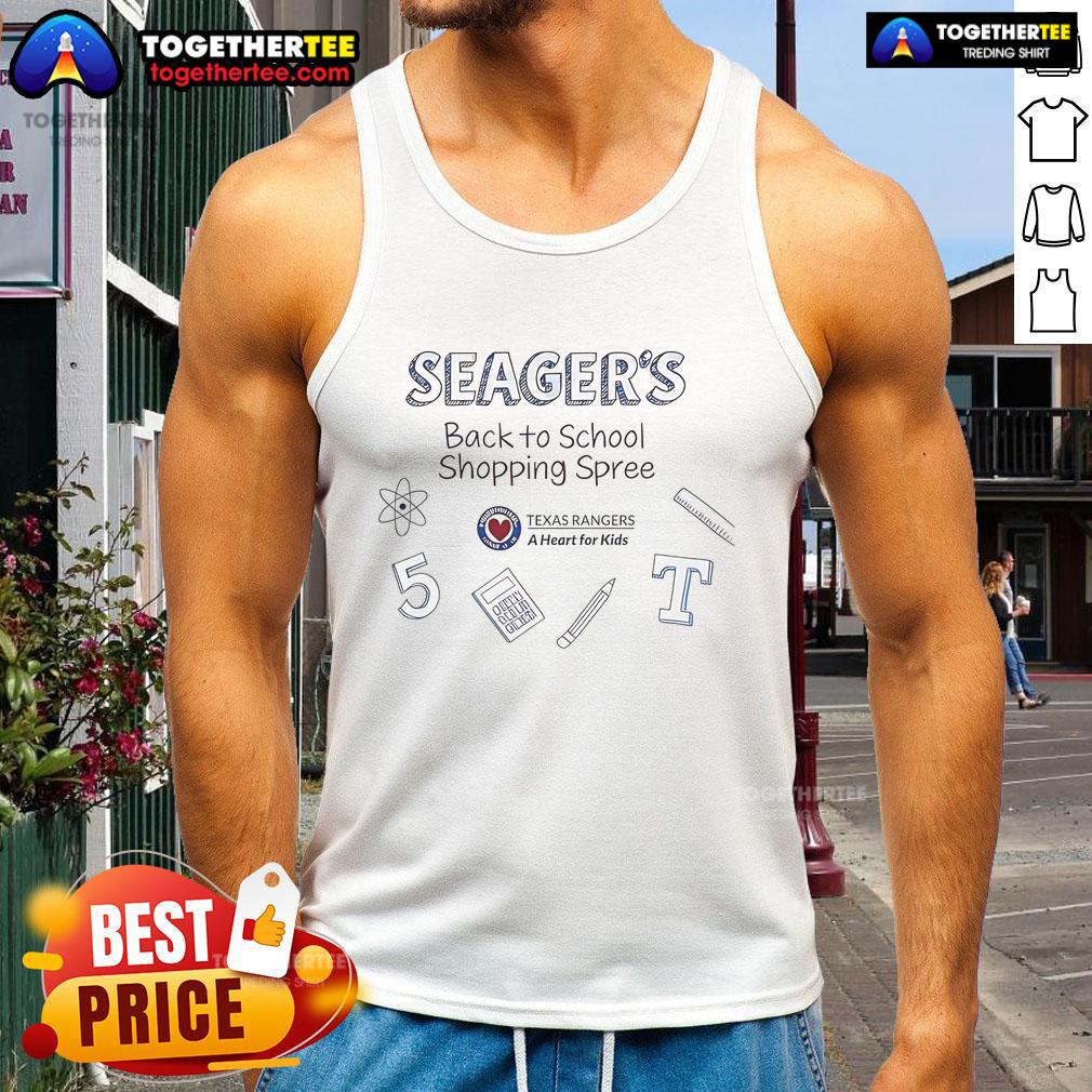Original Seager Back To School Shopping Spree Tank Top Original Seager Back To School Shopping Spree Tank Top in vibrant colors, perfect for stylish school outfits.