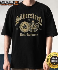 Original Silverstein post hardcore T-shirt featuring bold graphics and a stylish design for music fans.