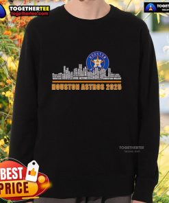 Alt Text: Original Skyline City Houston Astros 2025 Name Sweatshirt featuring team colors and stylish design for fans.