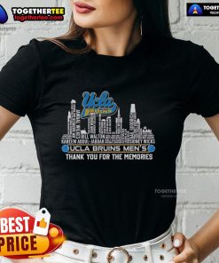 Original Skyline City UCLA Bruins Men's 'Thank You For The Memories' Ladies Tee featuring vibrant design and team spirit.