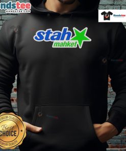 Original Stah Mahket Star Hoodie in black, featuring a stylish star design and comfortable fit for casual wear.