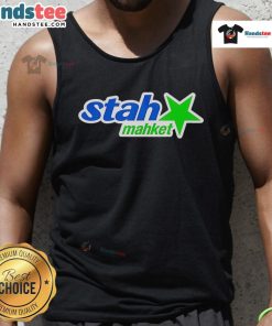 Alt Text: Original Stah Mahket Star Tank Top showcasing a stylish design, perfect for casual summer outfits.