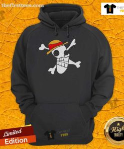 Alt Text: Original Strawhat One Piece Monkey D. Luffy hoodie featuring vibrant colors and iconic character design.