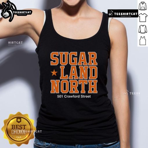 Alt Text: Original Sugar Land North 501 Crawford Street Ram tank top showcasing vibrant design and comfortable fit.