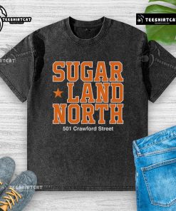 Original Sugar Land North Ram Washed T-Shirt on display, featuring a stylish design and vibrant colors.