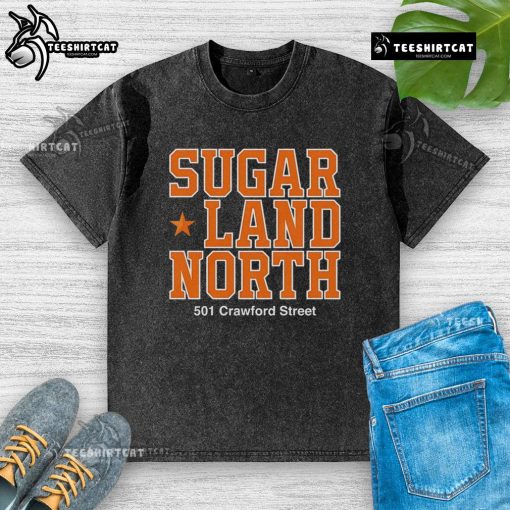 Original Sugar Land North Ram Washed T-Shirt on display, featuring a stylish design and vibrant colors.